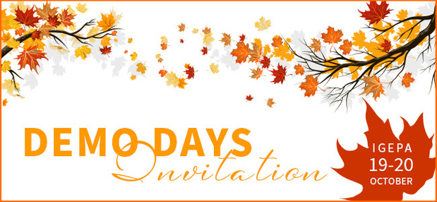 Igepa demodagen 19 & 20 oktober 2022