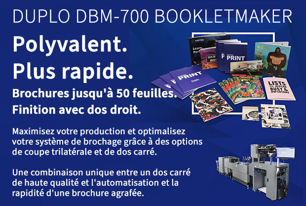 Igepa présente la toute nouvelle machine à livrets Duplo DBM-700