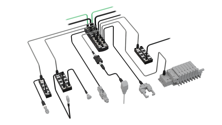 Modules maîtres IO-Link compacts avec huit ports multifonctionnels