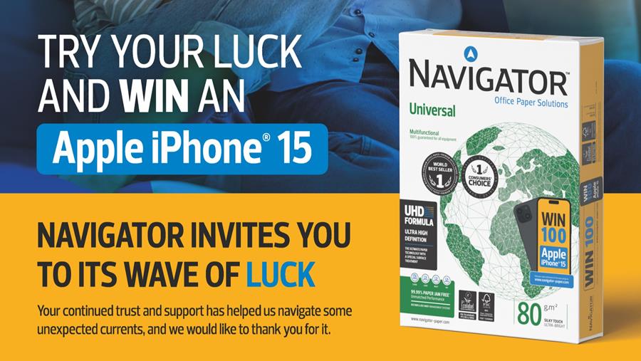 Tentez de gagner un Apple iPhone® 15 avec Navigator et Igepa Belux