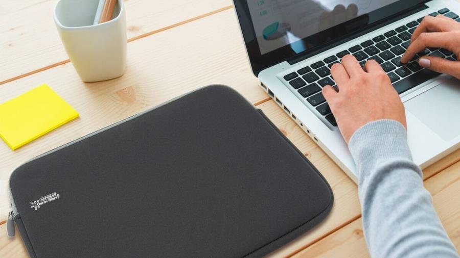 Pochette antibactérienne pour ordinateur 15,6"