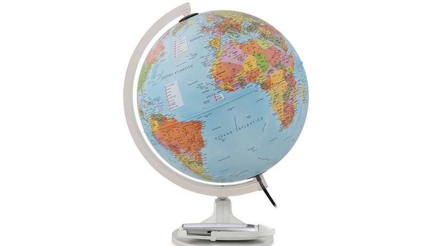 Globe géographique avec stylo intelligent  'Parlamondo'