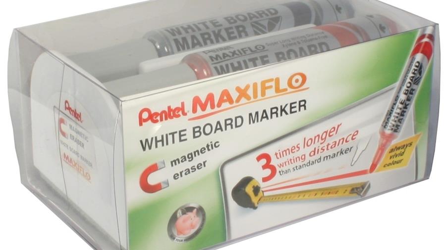 Marqueurs Pentel MaxiFlo pour tableau blanc : durables, de haute qualité et polyvalents